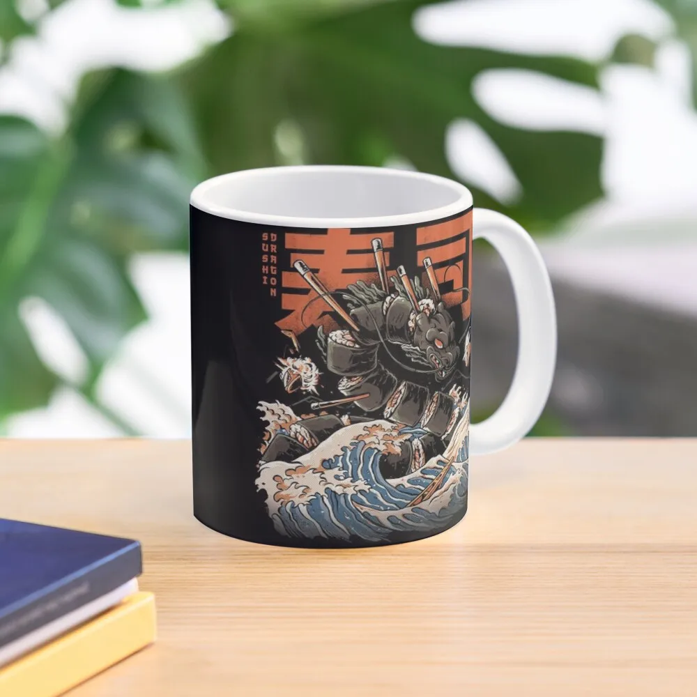 

The Black Sushi Dragon Coffee Mug Beautiful Tea Mugs Ceramic Cup