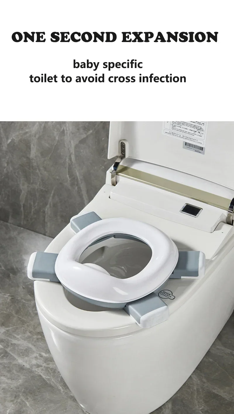 Description Picture 5 of itemPortable 3 in1 Multifunction Children's Pot Baby Training Seat Baby Toilet Seat Foldable Baby Potty Travel Toilet Easy To Clean