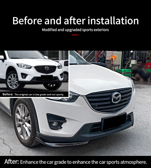 Per MAZDA CX-5 2012-2017 PROTEZIONE PARAURTI ACCIAIO 39 - Foto 4