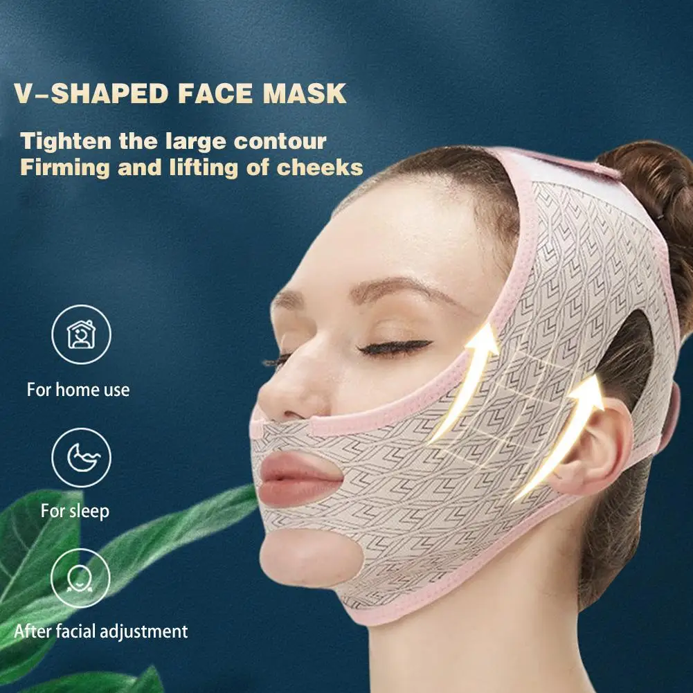 Elastic Face Slimming Bandage V Line Face Shaper Women Chin Cheek Lift Up  Belt Face Anti Wrinkle lifting Strap Face Care Tools - AliExpress