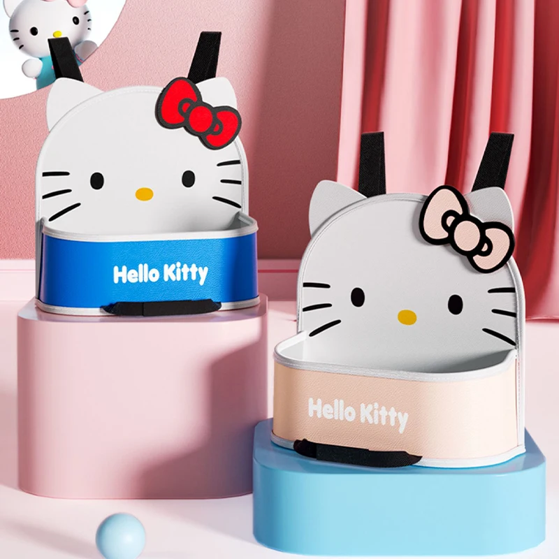 

Sanrio Kawaii Hello Kitty сумки для хранения автомобиля аниме мультфильм милый модный многофункциональный автомобильный интерьер принадлежности для хранения подвесная коробка