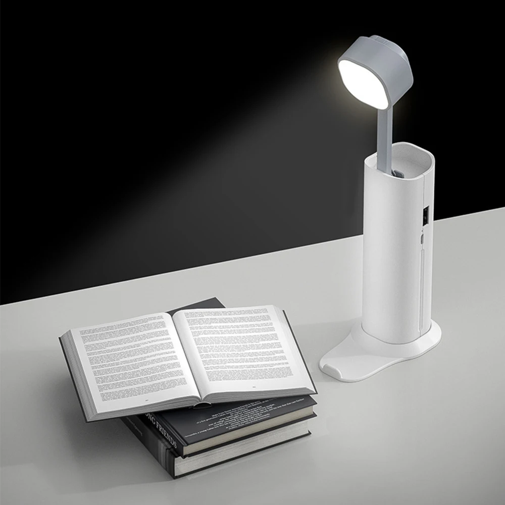 

Usb Folding with Mobile Power Small Table Lamp 5000 MAh Multi-function Eye Protection Table Lamp Learning Bedroom Living Room
