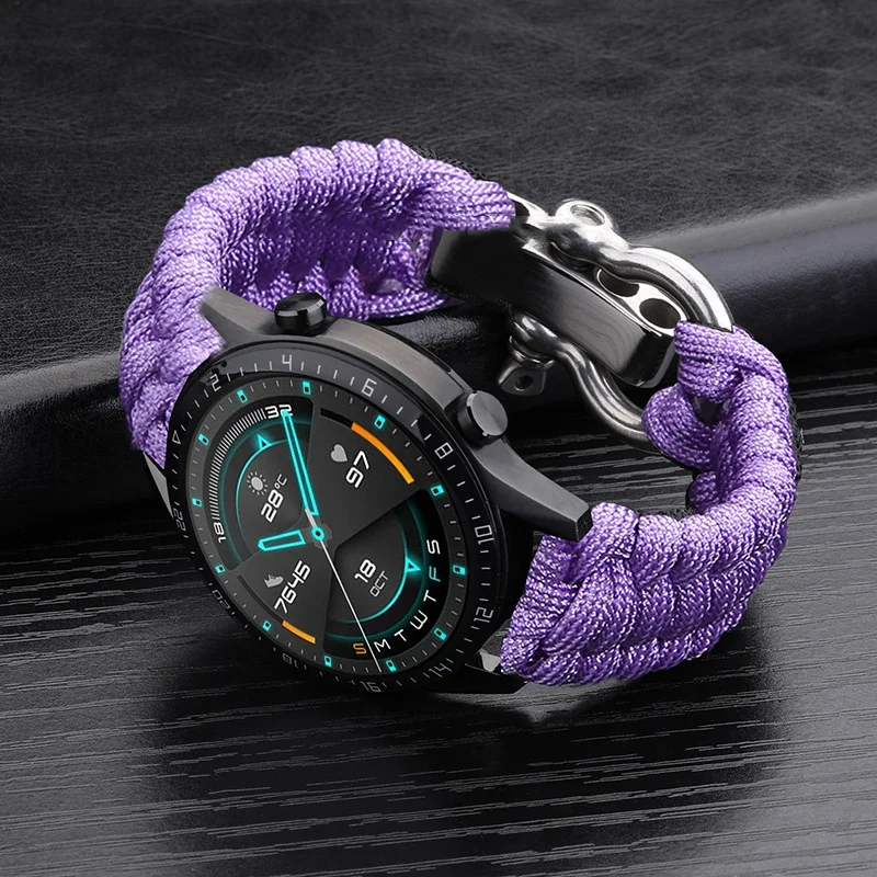 Weave Nylon Sport Watch Strap - Universal Band Bracelet with Tool