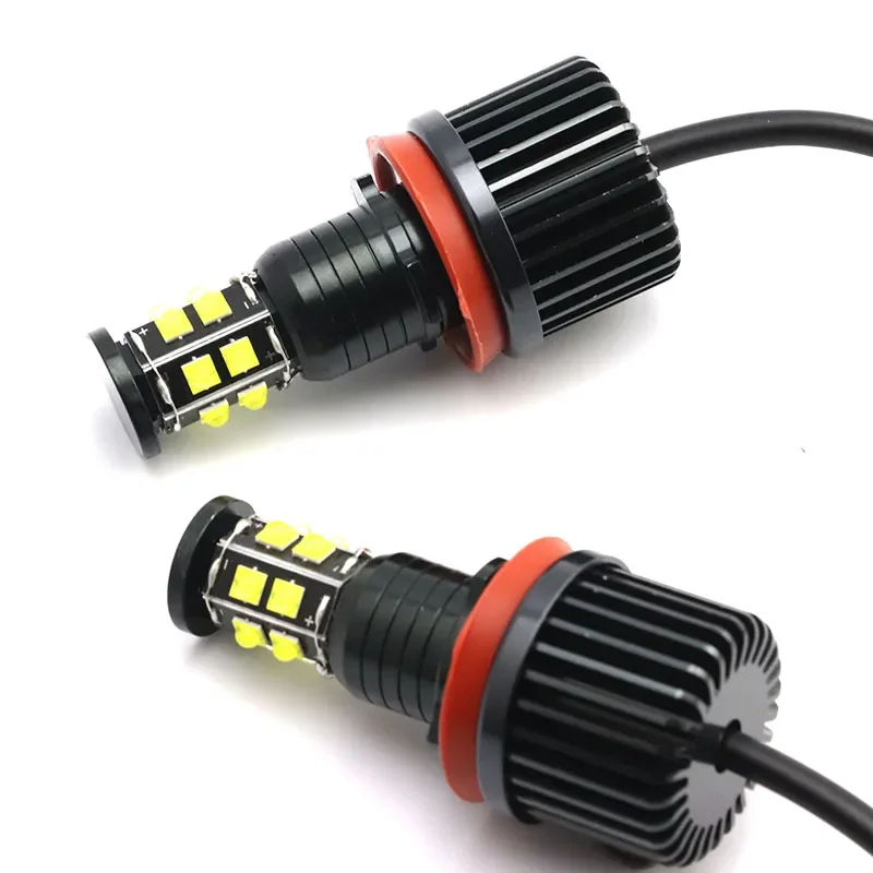 LED Light Bulb 2x 240W 6000K Lamp LED Angel Eyes Marker Light Bulbs For BMW E81 E82 E87 E88 E90 E92 M3 E93 E60 E70 X5 E71 X6 X6M E89 Z4 2007-UP led light bulb