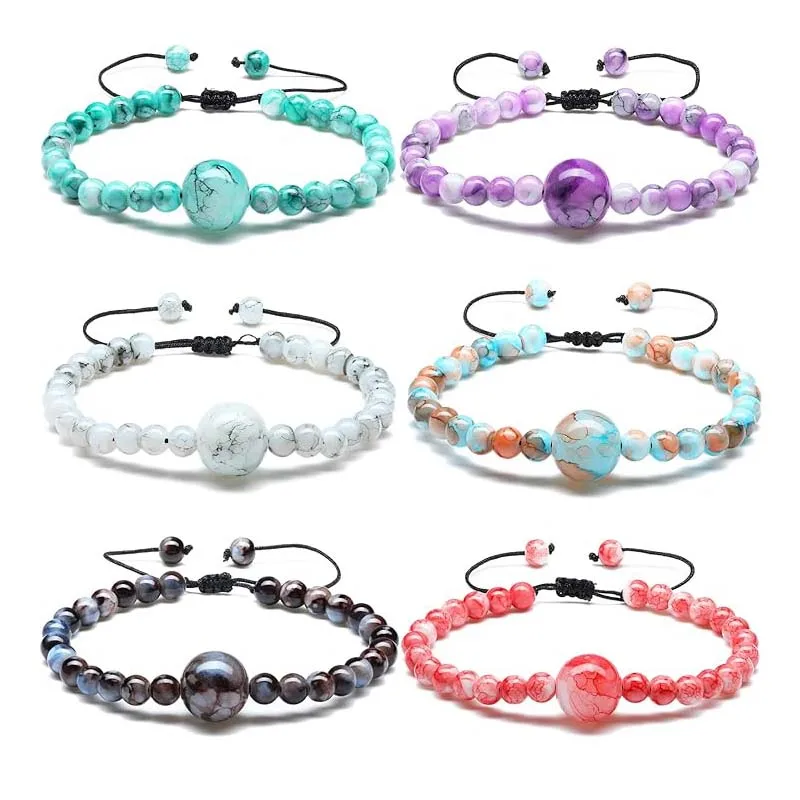 6 Pcs Motion Sickness Bands Bracelet Anti Nausea Adjustable Wristband for Cruise Ship Essentials Seasickness Adult