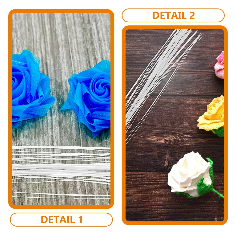 150Pcs 종이 꽃 줄기 DIY 꽃다발 만들기 예술 공예 웨딩 장식 시뮬레이션 꽃 줄기