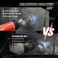 EZARC Diamond Tip Screwdriver Bit Set