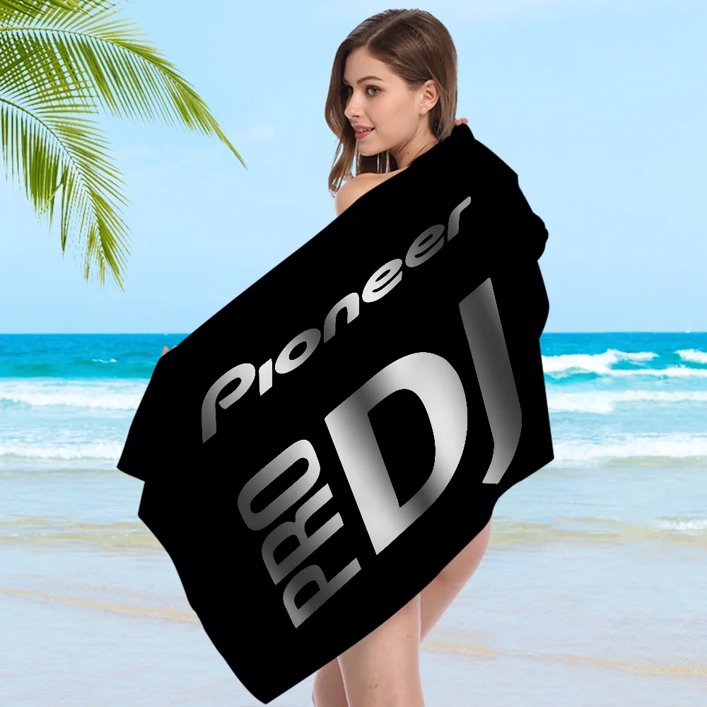 Pioneer Dj Pro Music Beach Towels Shower Towel Sauna Travel Spa Microfiber Quick Dry Gym Accessories Cute Room Decor 6