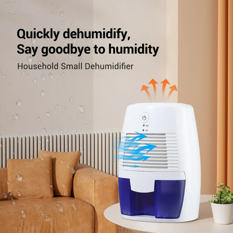 New Portable Dehumidifier Air Purifier USB Mute Moisture Absorbers Air Dryer For Home Room Office Kitchen Deodorizer Dryer