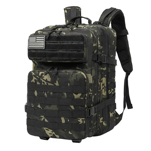 Mochila de senderismo para hombre, mochila táctica militar de gran  capacidad para hombre