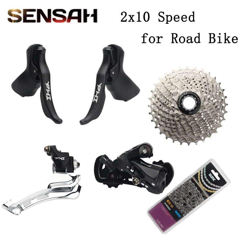 SENSAHPHIRoadBike2x10SpeedShifters20SDerailleurGroupsetLever