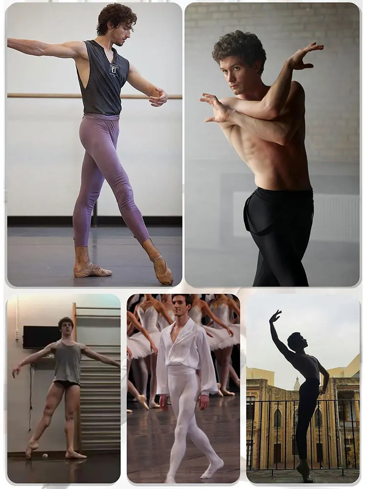 Professionelle Männer Voll-sitz Ballett Gürtel Ausbuchtung Versteckt Ballett Kurze Tanz Gymnastik Elastische Bund Sicherheit Hose ﻿ – Detail 5