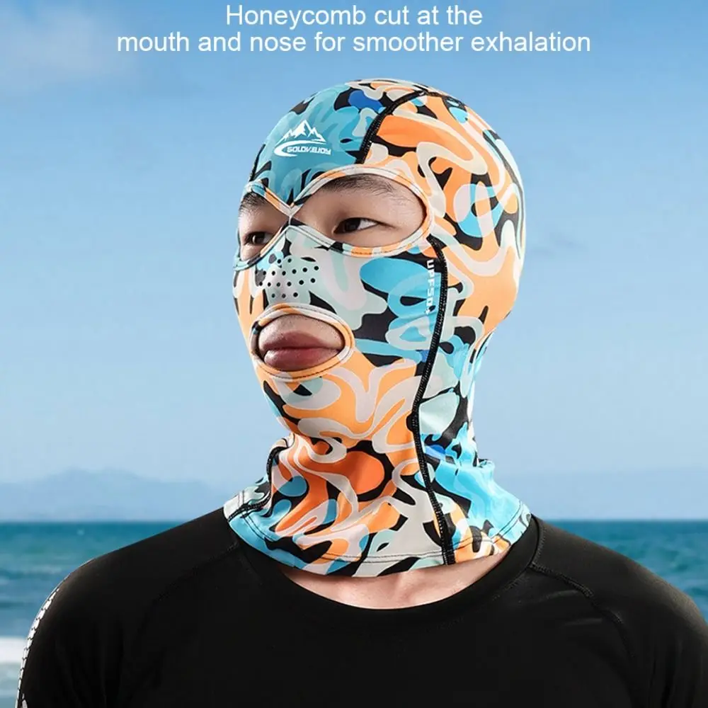 Sunproof Headwear Swimming Cover Diving Hood Ice Breathable Sunscreen Unisex Fishing Facekini Drift DIY