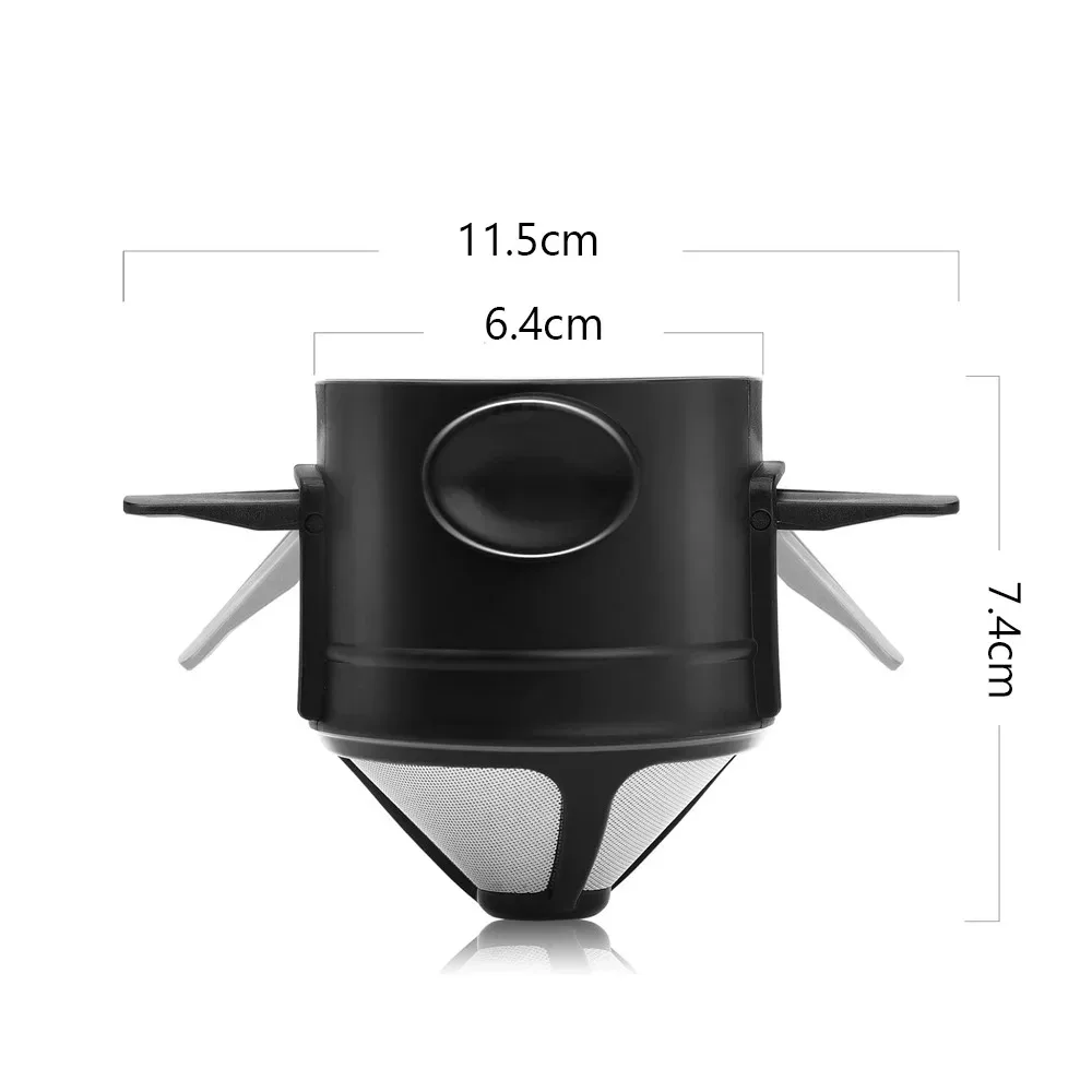 ماكينة تحضير القهوة المحمولة سعة 1-2 كوب، فلتر قهو...