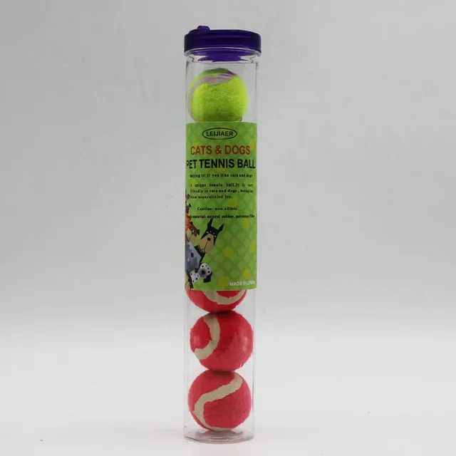 Tennis ball 38mm Miniature tennis ball Pet Tennis cats balls Small  tennis  dog ball  6cps  Pet training ball  S number pet ball 3