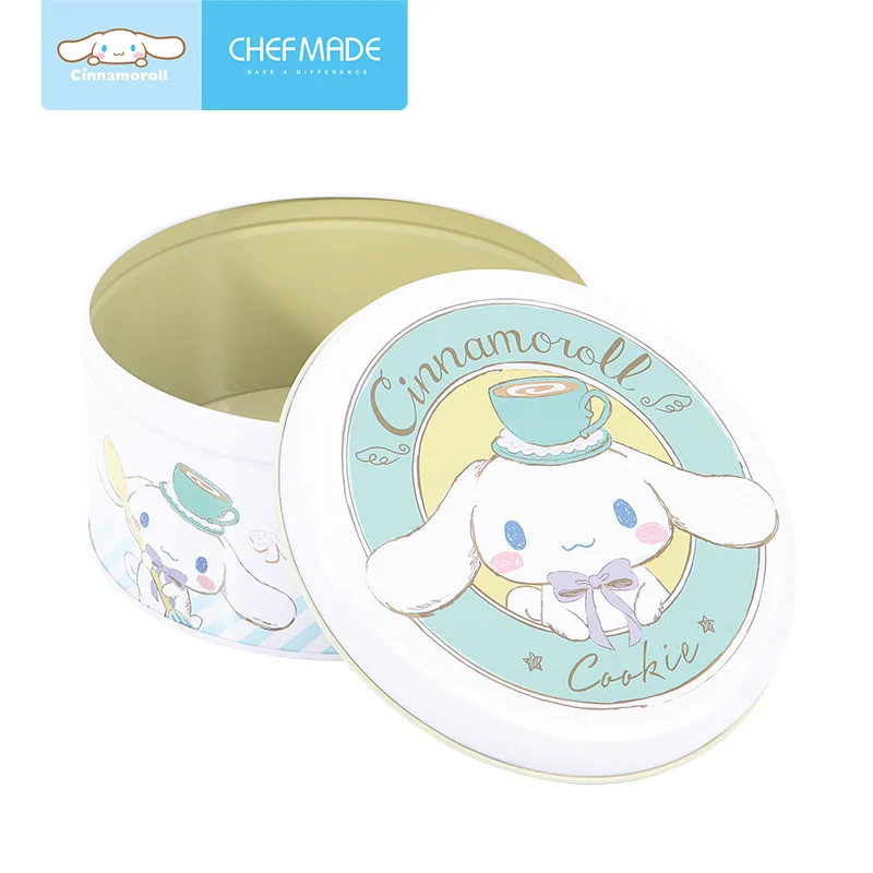

Sanrio Cinnamoroll Kawaii Fruit Snowflake Crisp Milk Date Box Oxymoron Candy Iron Box Packaging Box Cookie Box Cookie Jar Candy