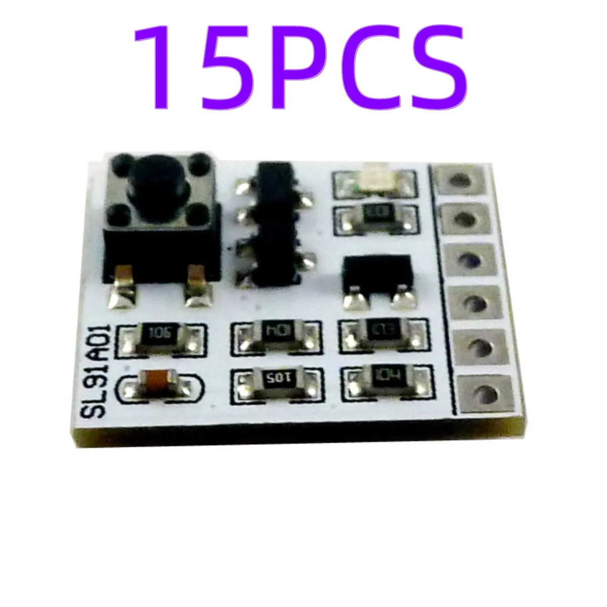 쌍안정 자동 잠금 스위치 모듈, LED 릴레이 터치 전자 보드, SL91A01, DC 5V, 12V, 2A
