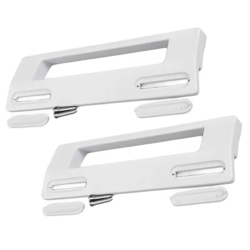Juego de 2 asas de repuesto para electrodomésticos de cocina, asas de plástico con textura para refrigerador, adecuadas 