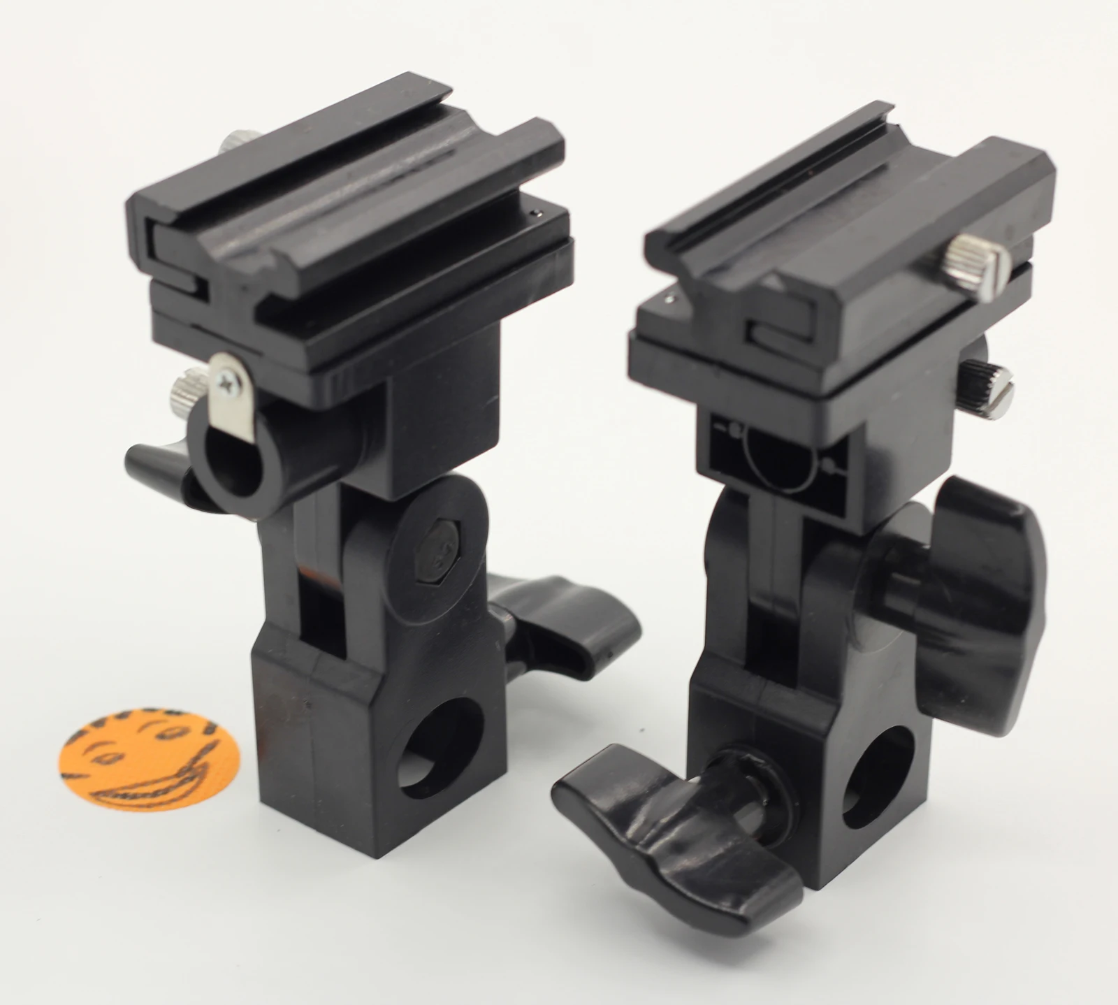 Swivel Light Stand Bracket B-Type Flash Hot Shoe Bracket Adapter, Umbrella Holder