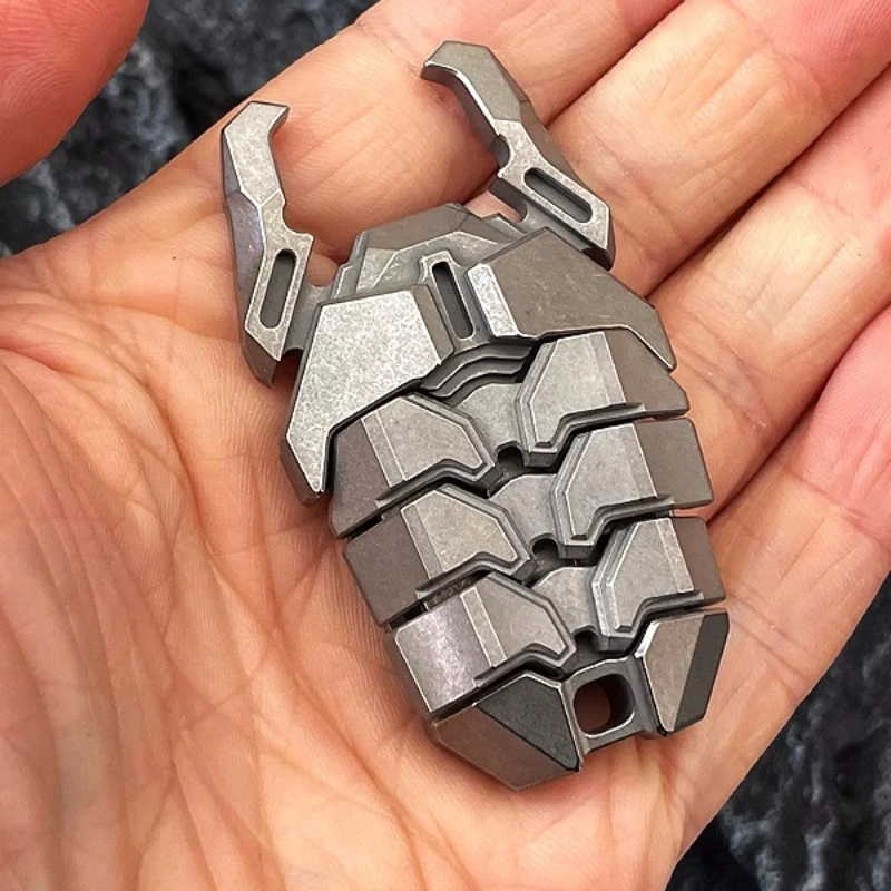 

Beetle Shape Magnetic Force Push Card Toys Novelt Fidget Toys Spinning Top Compression Toy Office ADHD Stress Relief Toy Gifts