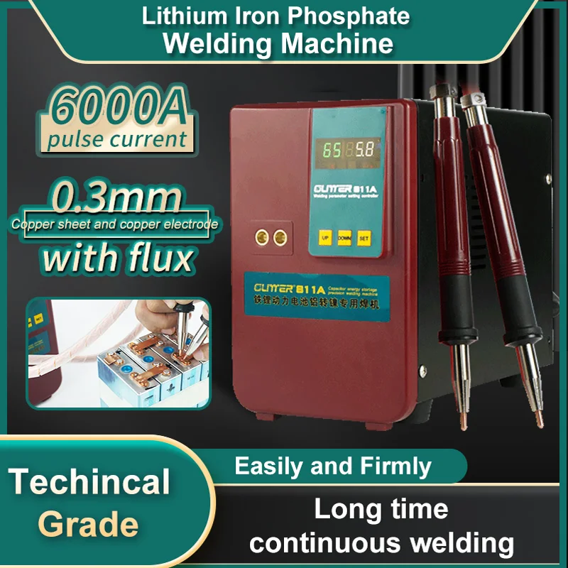 GLITTER 811A Spot Welder Pulse Spot Welding Machine For Lithium Battery Pack Welding Machine With Remote Soldering 75A Pen 2