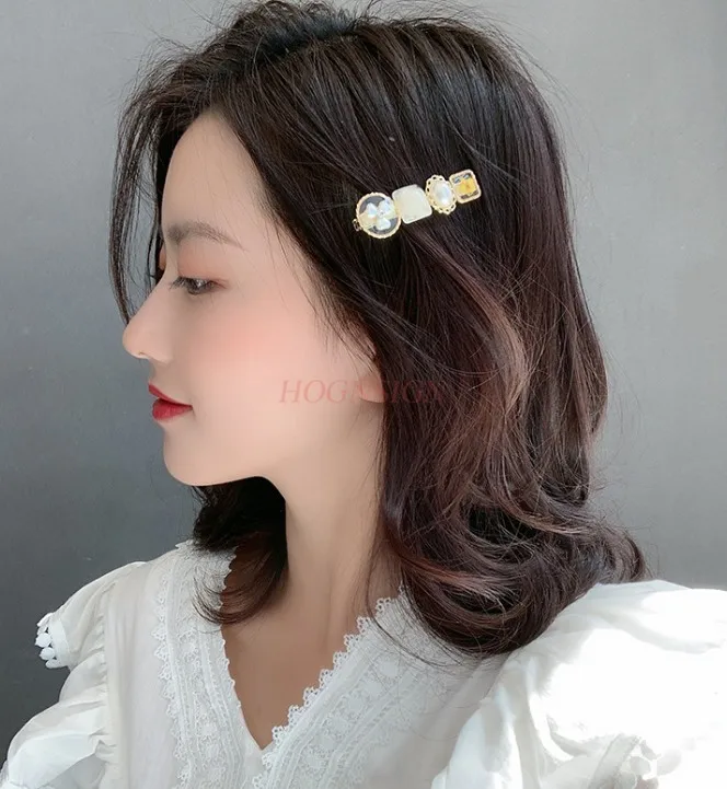 여름 데이지 머리핀 머리핀 여성을 위한 절묘한 복고풍 헤어 액세서리
