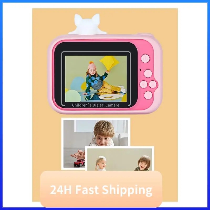 A8S HD Dual Lens 4000W Pixel 5472X4104PX Photo Resolution Without Memory Card Children's Camera,Brown Durable Easy To Use