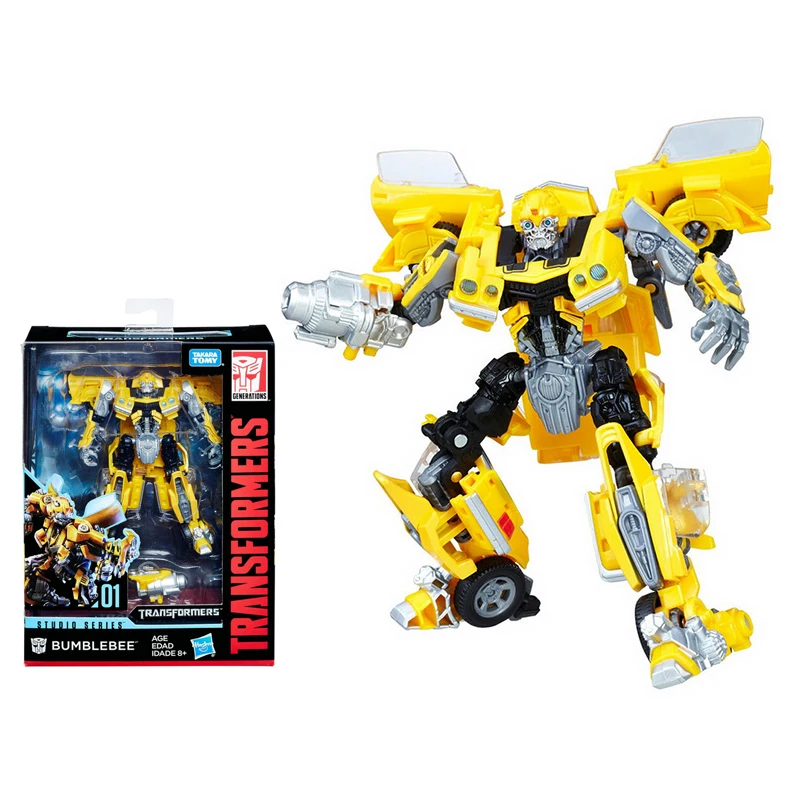 

Original Transformers Toys Studio Series 01 Deluxe Class Movie 1 Bumblebee Action Figure Model Collectible Toy Gift