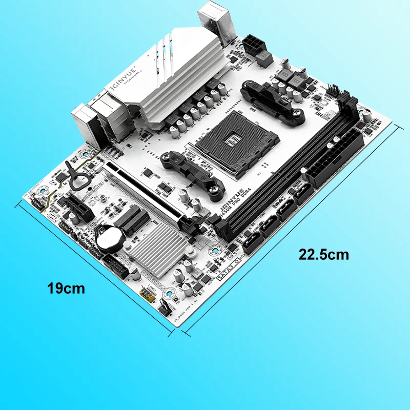 JGINYUE AM4 マザーボードは AMD Ryzen R3 R5 R7 1/2/3/4/5th