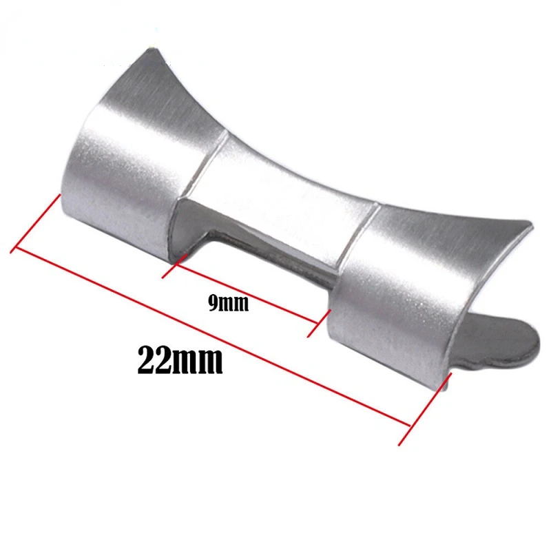 20 22 mm für Jubilee gebogenes Ende für Seiko SKX007 SKX009 316L Edelstahl Herrenuhr Zubehör Hollow End Link Adapter – Detail 5