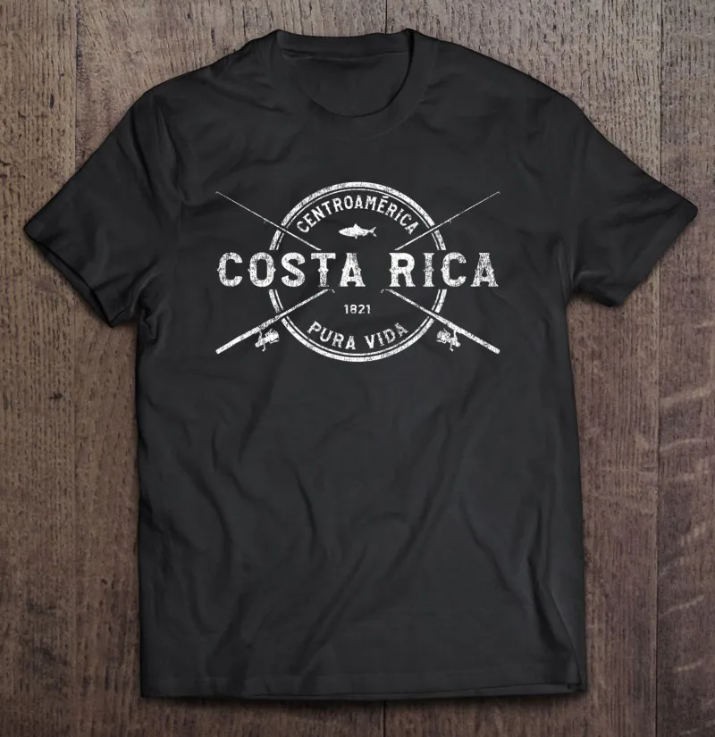 

Costa Rica Vintage Crossed Fishing Rods Men T-Shirts Essential Tshirts For Men T-Shirts Man Manga Oversized T-Shirt Clothing