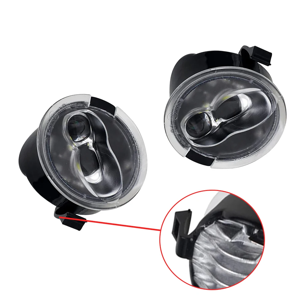 2x 8000K Blue LED Side Mirror Puddle Lights For Ford F150, Edge, Taurus, Flex - Easy Install
