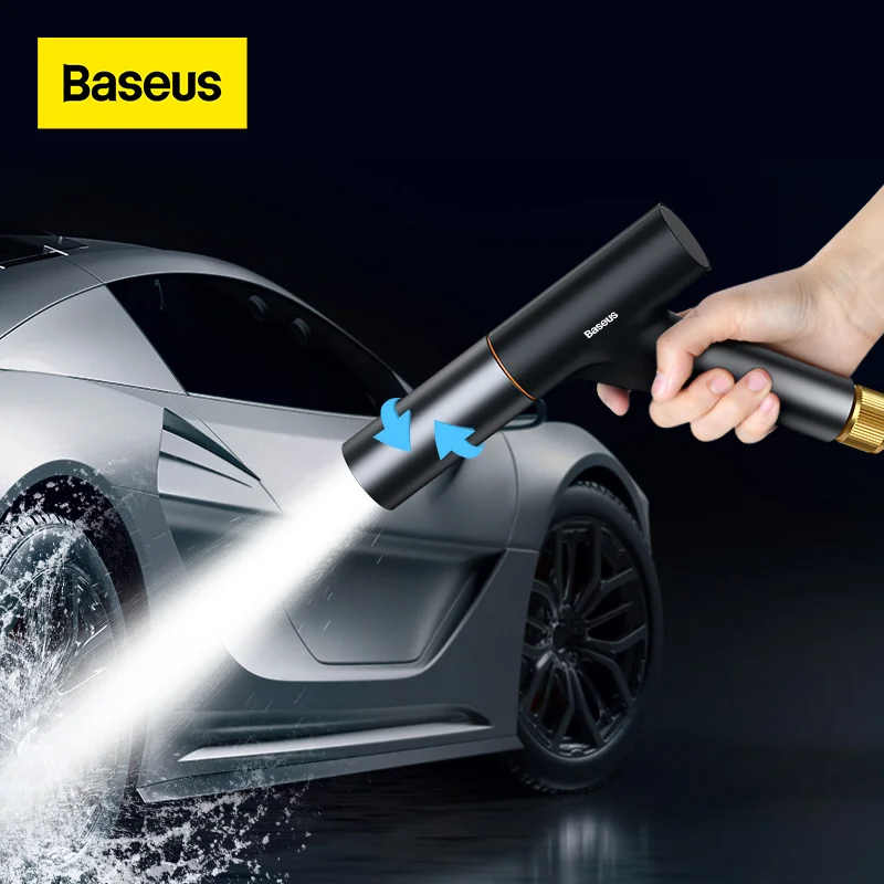 Baseus High Pressure Washer Gun Foam Water Spray Power Wand Nozzle For