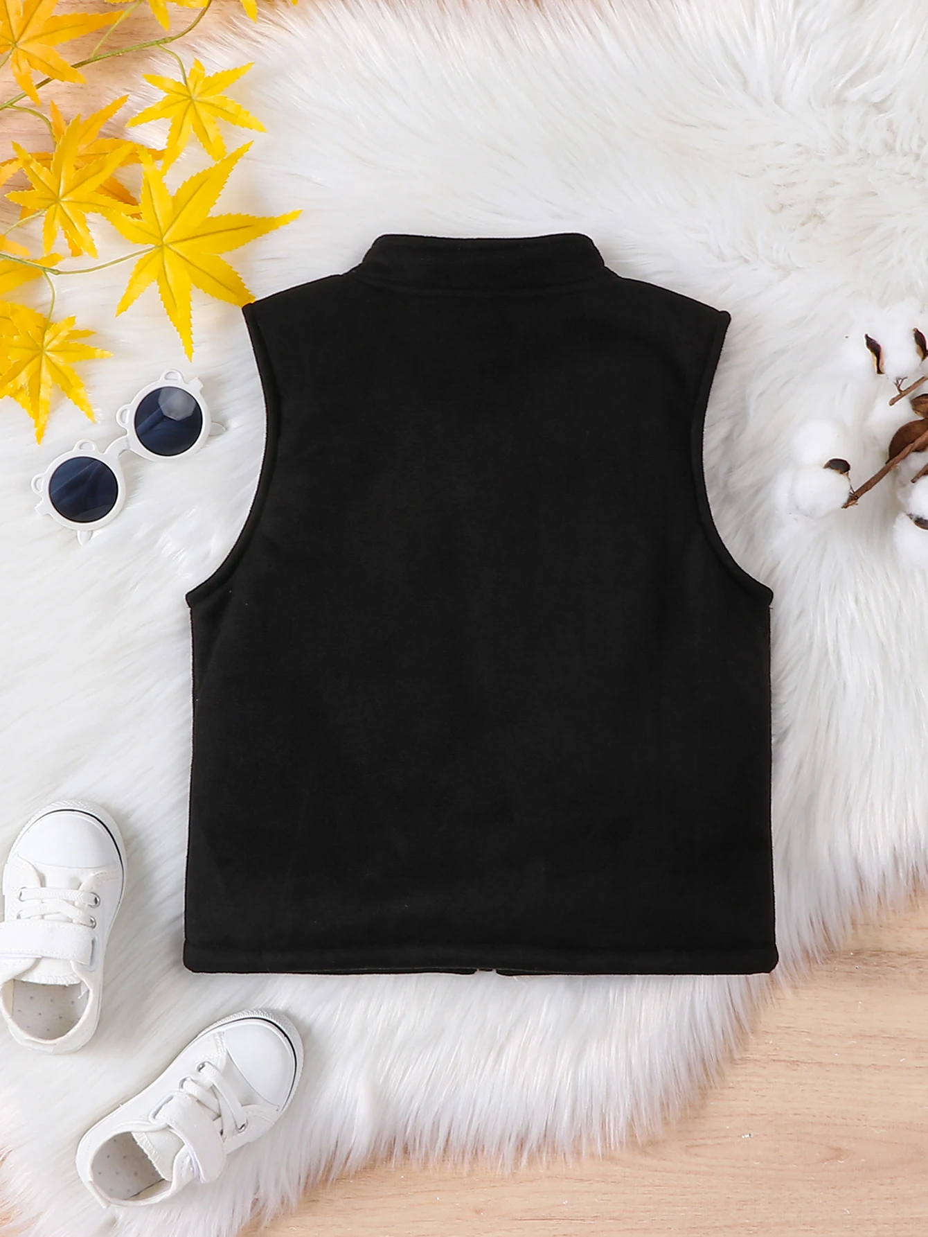 Boys Fleece Zip Vest 2