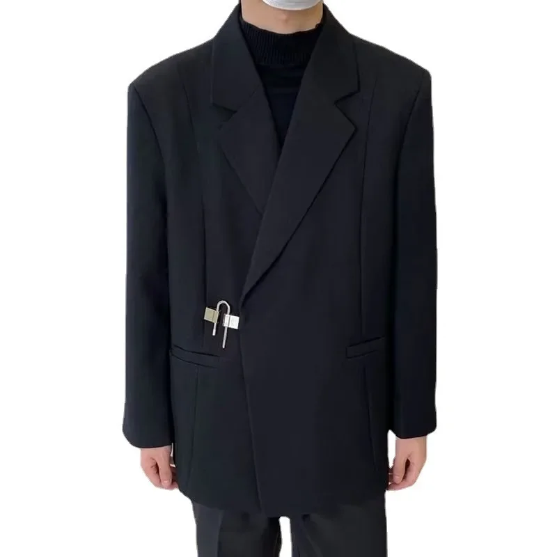 Blazers Men's Women's Autumn Winter For Business Social Scenes Casual Chic Korean Style Western-style Clothes