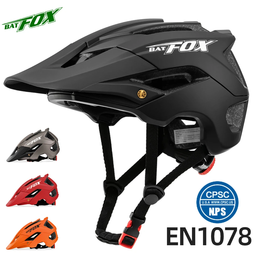 BATFOX casco ciclismo MTB casco da bicicletta casco da Mountain bike  integralmente modellato per uomo donna casco bicicleta mtb caschi 2023 -  AliExpress