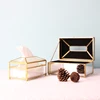Tissue Box Nordic Creative Glass Gold Paper Box Living Room Household Waterproof Home Decor Luxury Simple Napkin Towel Box Paper 1