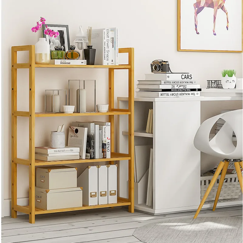 

Bathroom Storage Bamboo Bathroom Accessories Multifunctional Thickening Layer Height Adjustment Shelf Organizer Display Stand