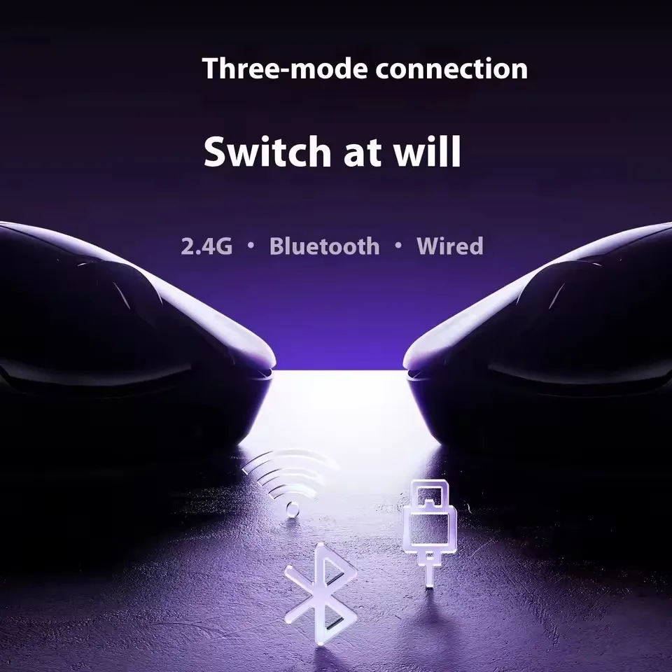 ATK BlazingSky U2 Ultra Pro Plus Gaming Mouse Ergonomic PAW3950 Wireless Tri-mode Double 8K Low Delay Lightweight E-sports Mouse