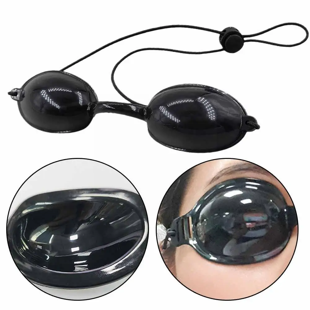 

Black Goggles Eye Patch Laser Protection Safety Eyepatch For Patients In IPL UV Infrared LED Light Therapy Soft Goggles E2O4