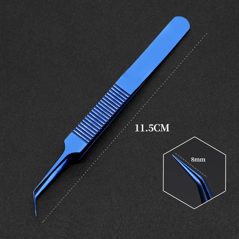 Fue Hair Transplant Tweezer Forceps Titanium Hair Transplant Implanter Tweezers 1PCS