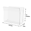 Acrylic Cocktail Napkin Holder, Clear U-Shape Tissue Dispenser Stand For Napkin Kitchen Dining Restaurant Table Decor 4