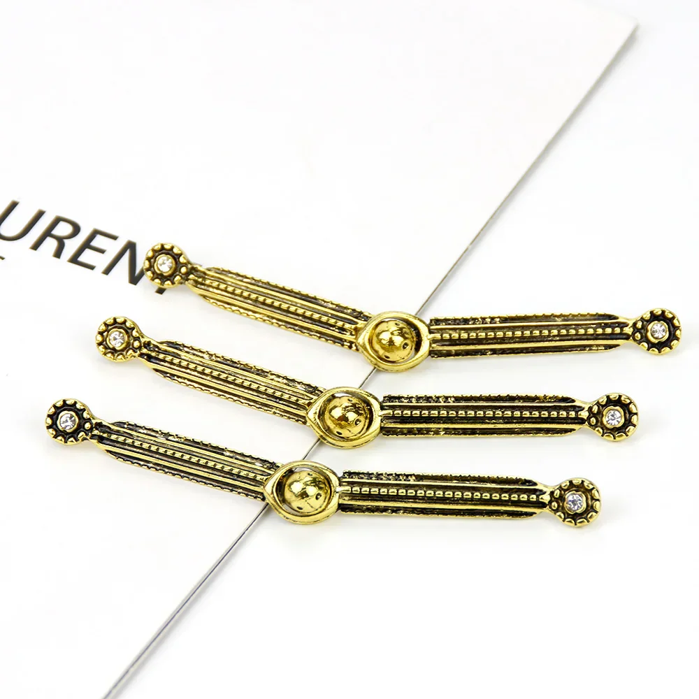 Poyasa Chic Caucasus Brustpanzer Frauen Metalls chnalle Gold Silber Farbe Kristall Kleid fangen Körpers chmuck Hochzeits kleid Accessoires – Detail 12
