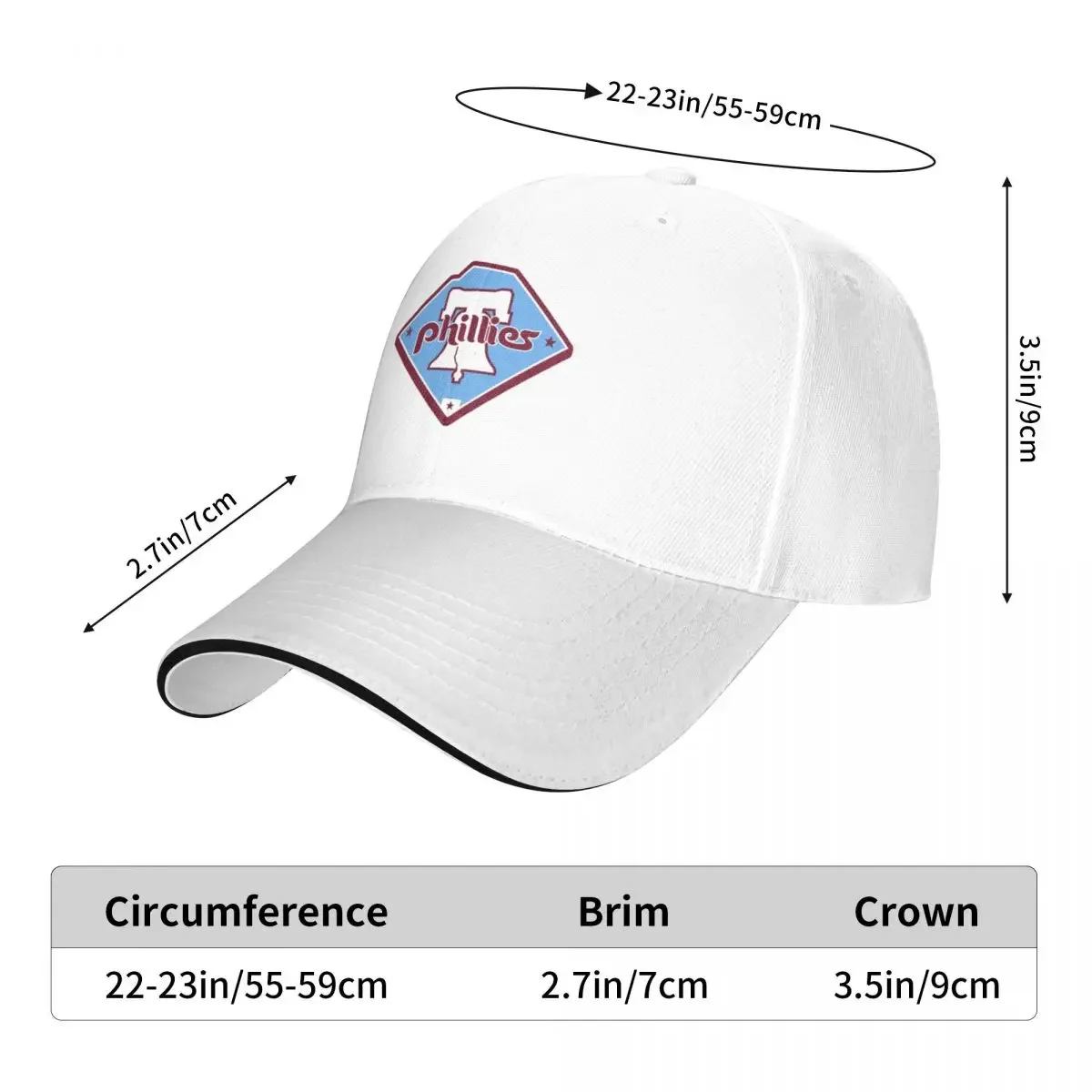 Retro Phillies Baseball Cap Sun Cap Designer Hat western Hat Cosplay Women's Hats 2024 Men's 6