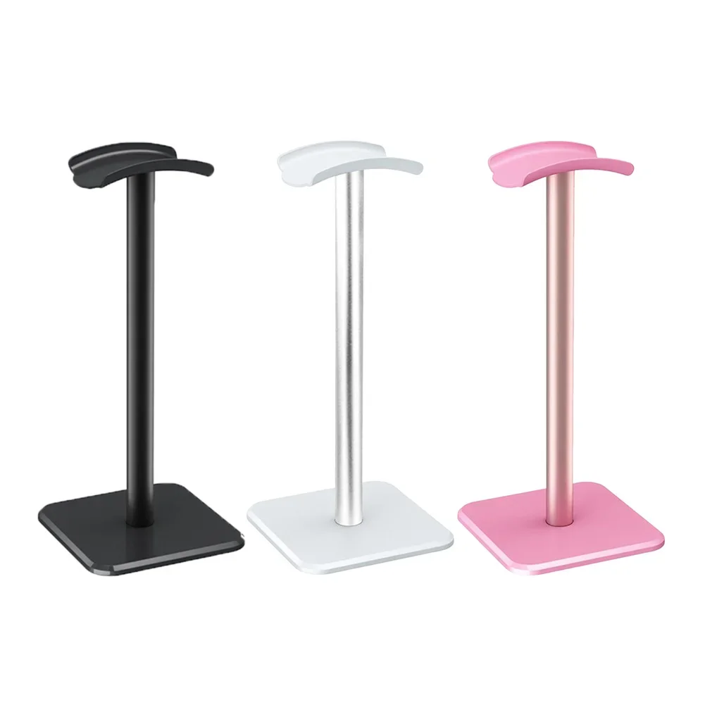 Headphone Holder Rack Aluminium Alloy Headset Support Stand Space Saving Desktop Organizer Display Vertical Bracket Hanger