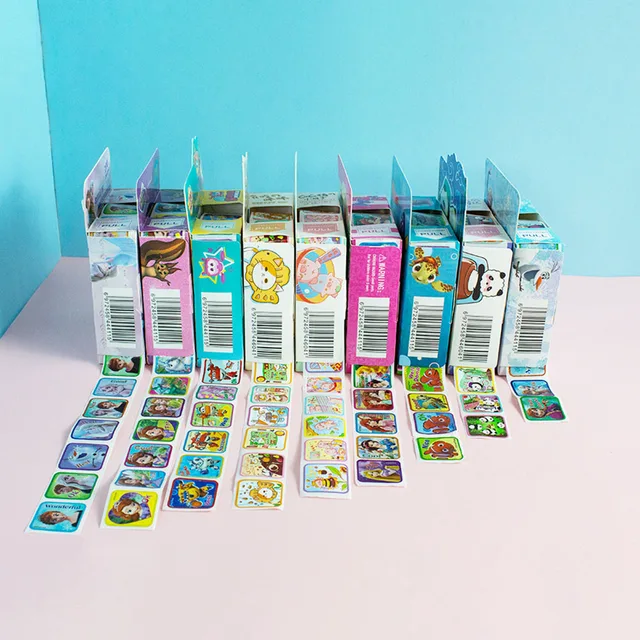 Disney Stickers 200Pcs/Box Removable Cartoon Frozen Mickey Sofia Princess Sticker Kids Girl Children Teacher Reward Toys Gift 2