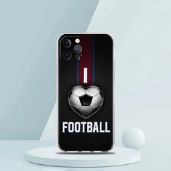 Transparent Soft Football Soccer Phone Case - Enhanced Grip and Style - iPhone 14 (B1)