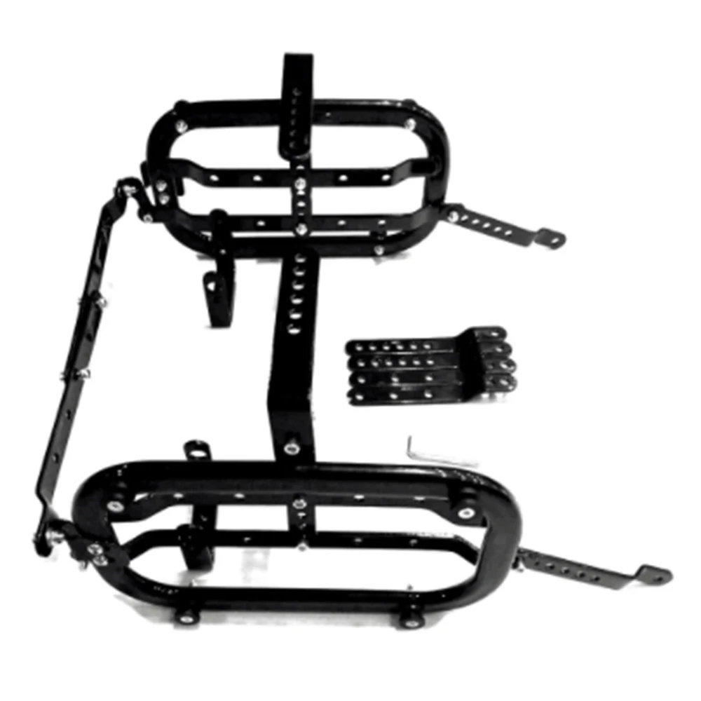 Universal Motorcycle Quick Release Stainless Steel Side Boxs Bracket Travel Box Bracket for Yamaha Kawasaki