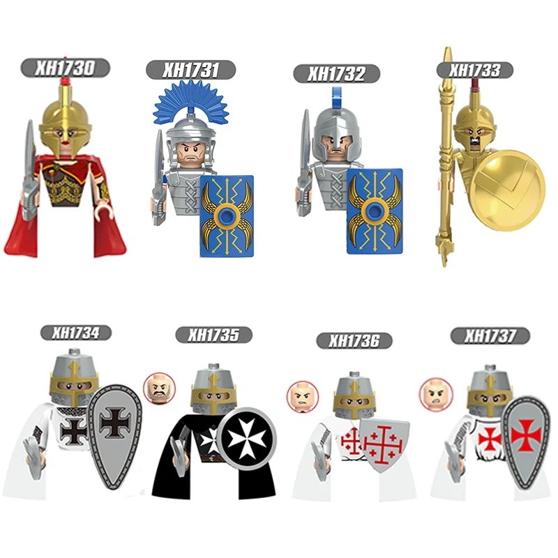 

Knight Corps Soldier Building Blocks Children's Toys Assembled Mini Action Figures Puzzle Technic Kids Gift 2023 Xmas Doll