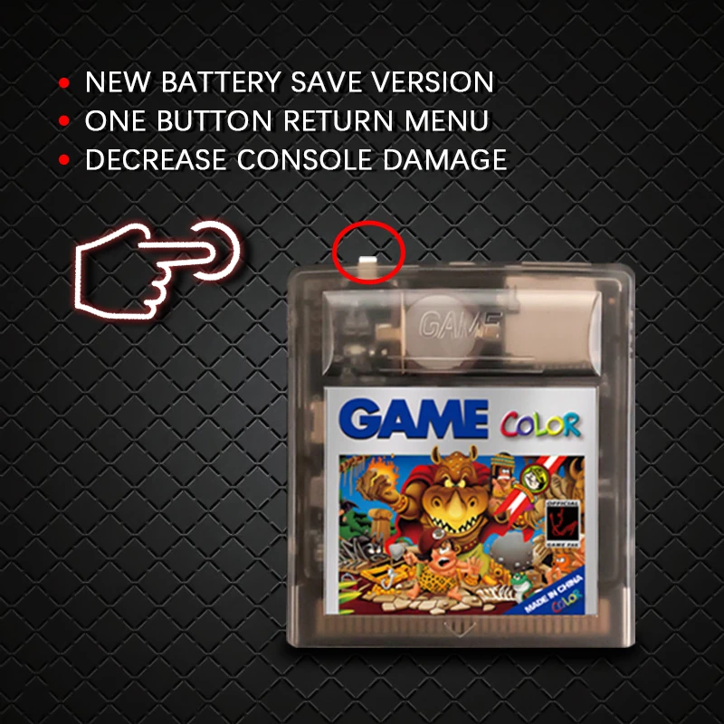 2250 IN 1 Game Cartridge for Gameboy Color Game Boy Everdrive Cart GB